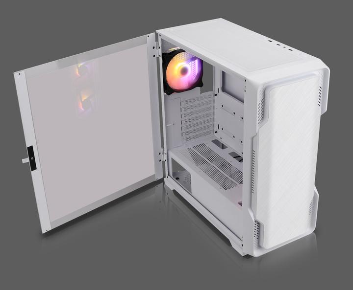 Produktbild Nanoxia Geh MIDI DS-9G-W ARGB White - USB-C - TG (ATX, E-ATX, ITX, mATX)