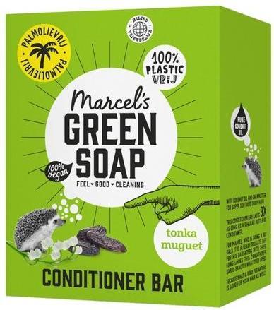 Marcel's Grüne Seife Haarspülung Bar Tonkabohne & Muguet Düfte 60g