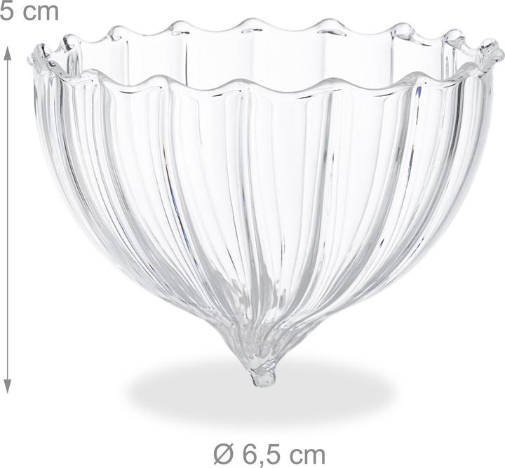 Produktbild Relaxdays 12x Schwimm-Teelichthalter (12 x, 6.5 x 6.5 x 5 cm)