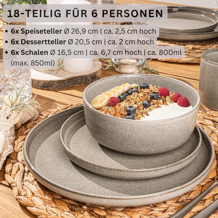 Actual product image Sänger Geschirr Dinner service Cairo Clay (18 Piece)