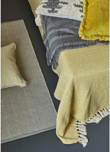 Produktbild Liv Interior Teppich Dots 70 cm x 140 cm, Grau (70 x 140 cm)