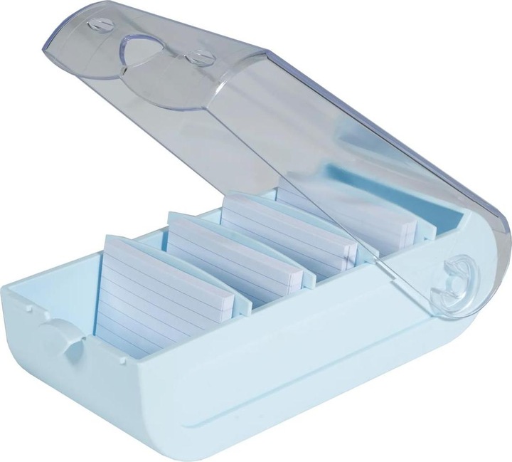 Actual product image Exacompta Card index box hinged lid (A8)