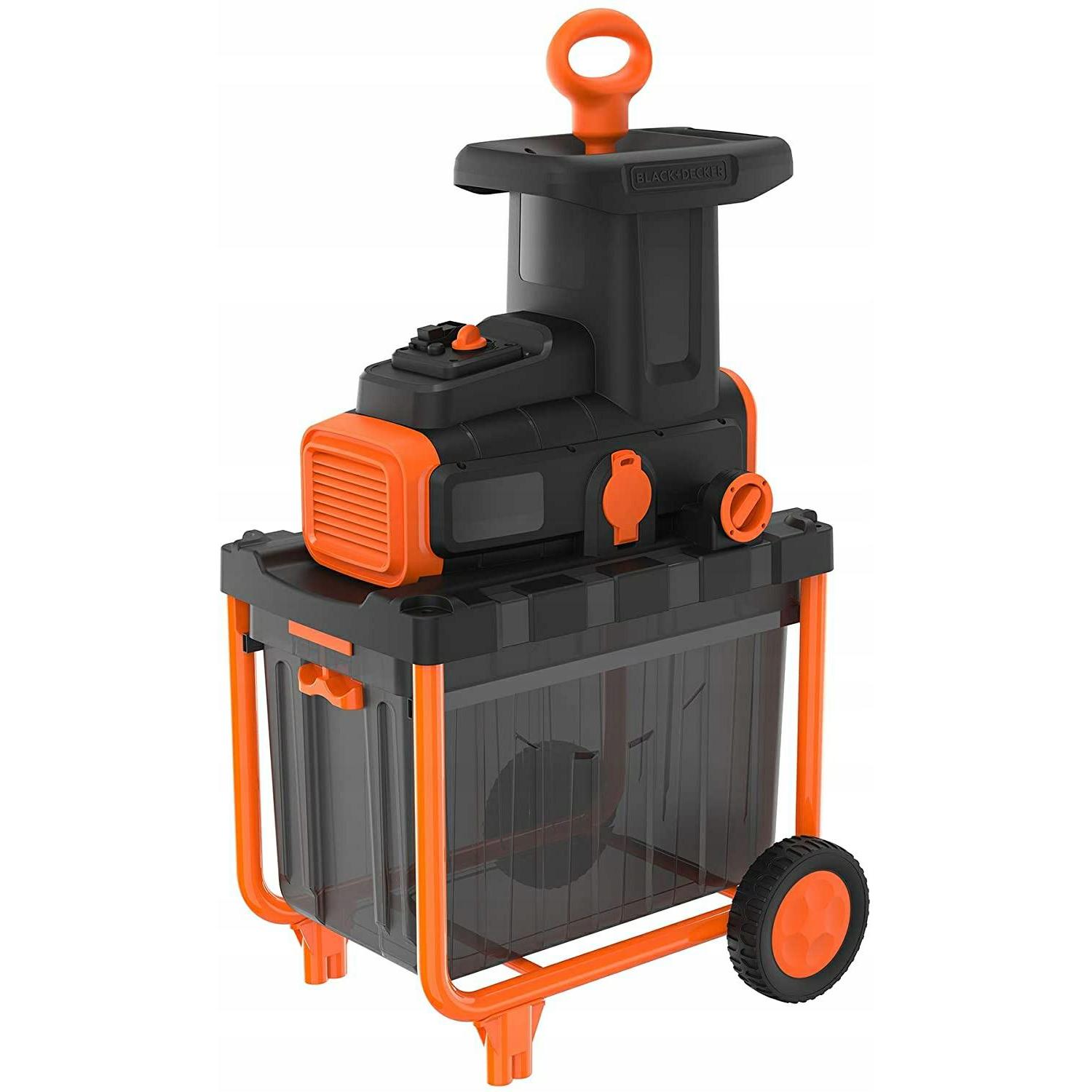 Black & Decker, Holzspalter + Häcksler, Elektro-Leisehäcksler