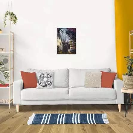 Actual product image Ravensburger Puzzle 12000314 Raven and cat in the tower room 500 piece puzzle (500 pieces)