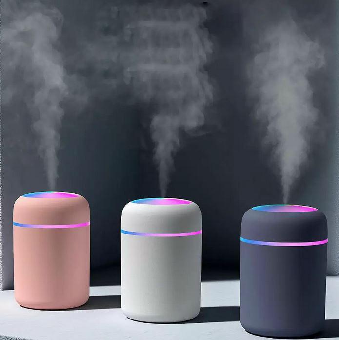 Actual product image PhoneLook Humidificateur H2O d'air portable et compact avec lumière LED multicolore