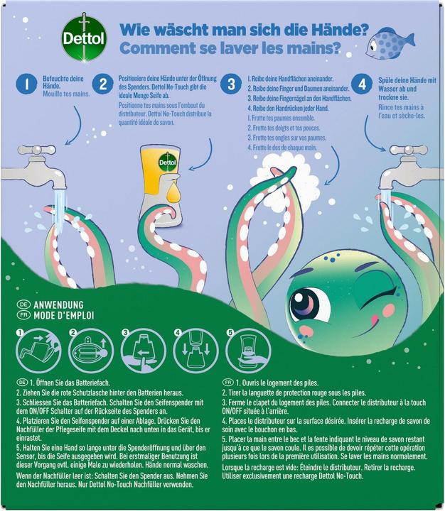 Actual product image Dettol Kids No-Touch (Liquid soap, 250 ml)