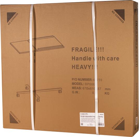 Actual product image LogiLink 2-stage height adjustable projector cart (Ground)