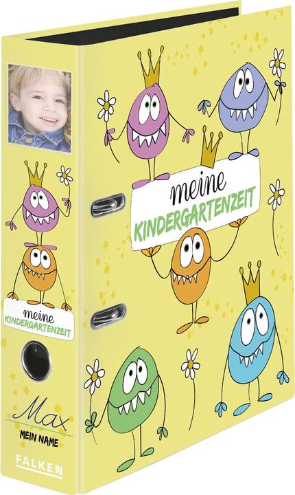 Produktbild Falken Monster Motivordner 8,0 cm DIN A4 (A4, 80 mm, 10 Stück)