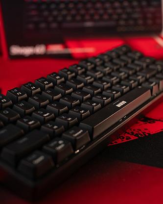 Actual product image Marvo SHOGO 63 Tastatur verkabelt (USB) US, schwarz mechanische (US, Cable)