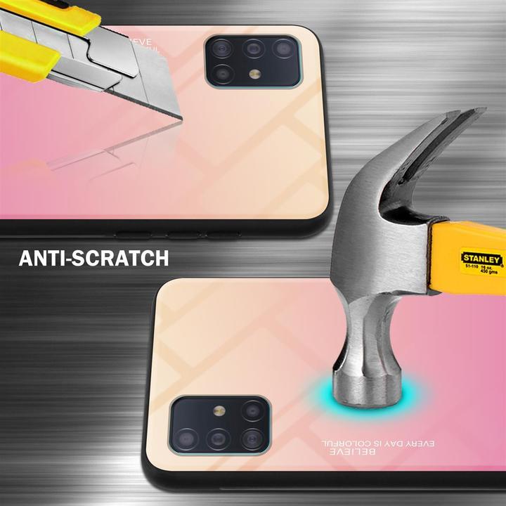 Produktbild Cadorabo TPU 2 Farben Glas Cover (Samsung Galaxy M40s)