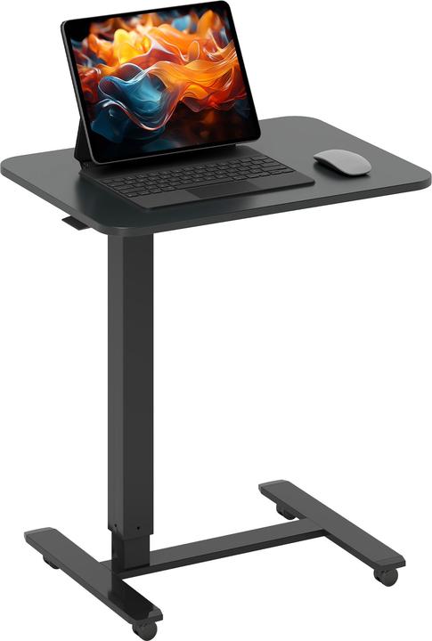 Image du produit Homcom Schreibtisch Spanplatte, Stahl Schwarz