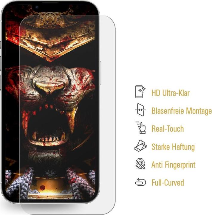 Produktbild Protectorking 3x Displayschutz HD Klar Full Cover (3 Stk., Apple iPhone 14 Pro)
