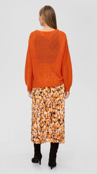 Produktbild s.Oliver Strickpullover Strickpullover mit Stehkragen (S)