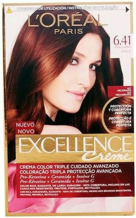 Actual product image L'Oréal Paris EXCELLENCE cream ink #6.41 avellana (#6,41 avellana)