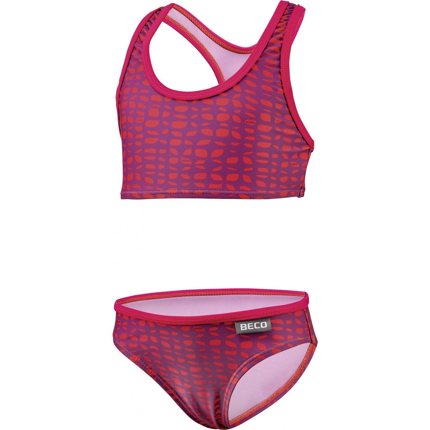 Beco, Mädchen, Bikini, Beermann GmbH Bikini Mädchen Standard rot/lila 98, Mehrfarbig, (98)