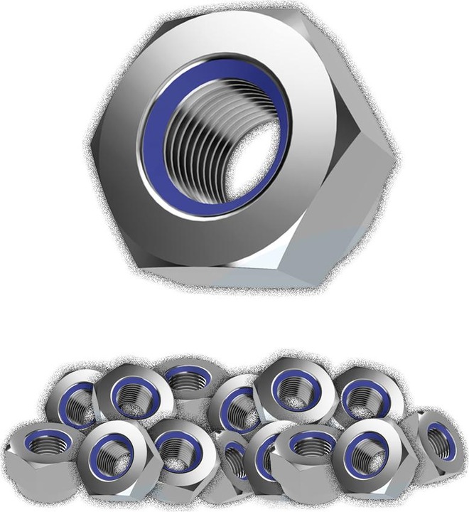 Immagine prodotto Offgridtec Dadi autobloccanti M3 in acciaio inox V2A 304 DIN 985 25 pz. (M6, M8, M12, M3, M16, M10, M5, M2, M4)