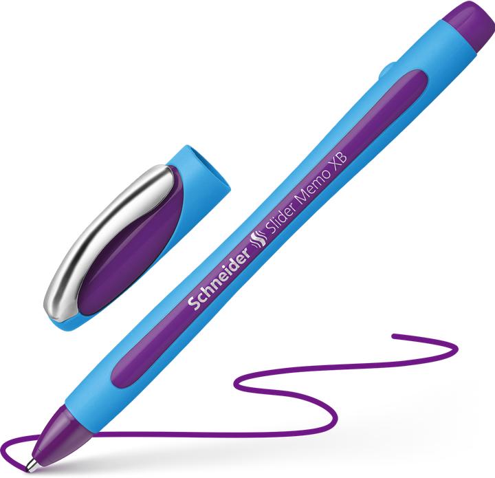 Actual product image Schneider Ballpoint pen Slider Memo (Violet, Blue, 1 x)