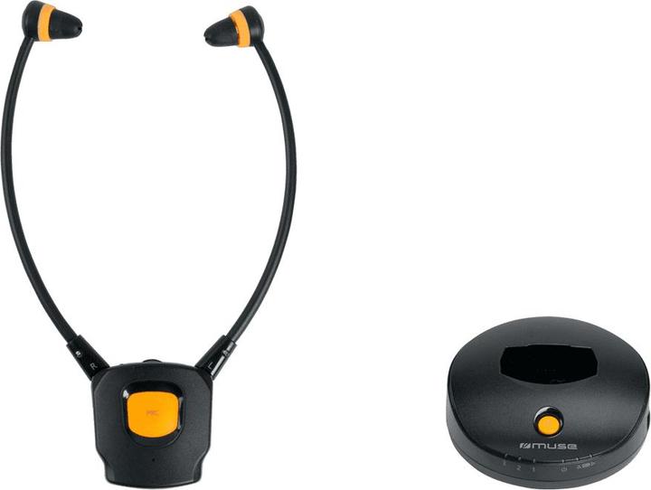 Actual product image Muse M-285 CTV TV Headset Set with Transmitter & Charging Station (12 h, Wireless)