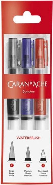 Immagine prodotto Caran d'Ache Pinsel mit Wasserreservoir im 3er Set (15 mm)