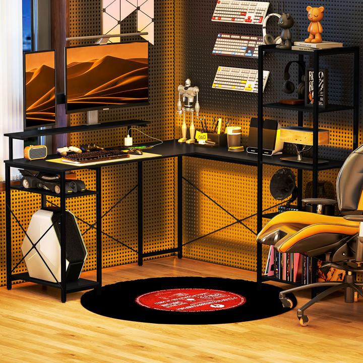 Actual product image Homcom Eckschreibtisch (140 x 137 x 139.5 cm)