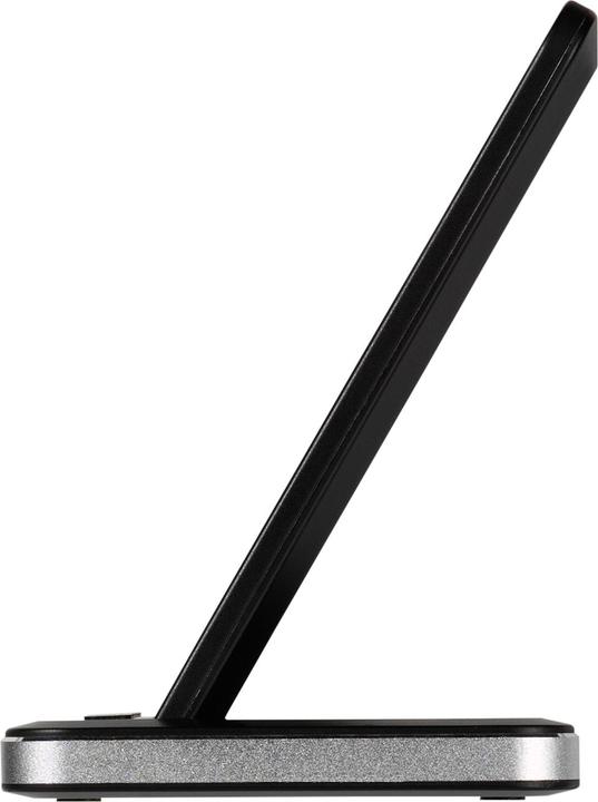 Produktbild Vivanco Induktiver QI Ladestand, ALU, 10W, inklusive Micro USB Ladekabel (10 W)