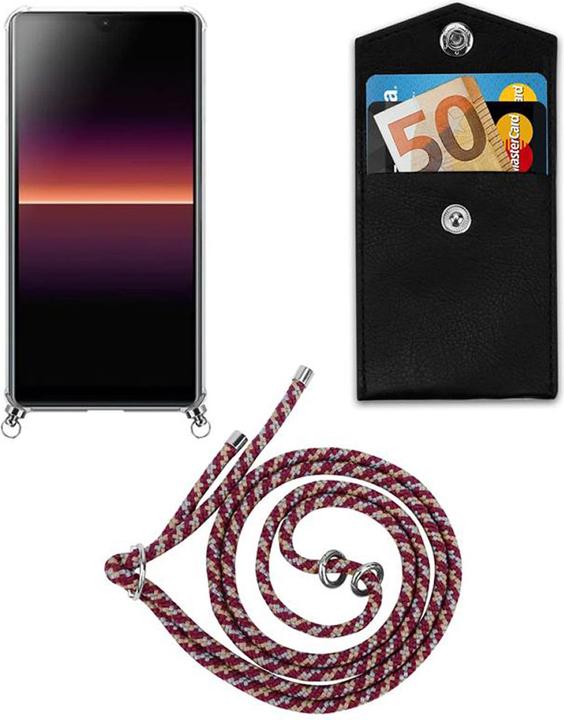 Produktbild Cadorabo TPU Handy Kette SILBER Cover