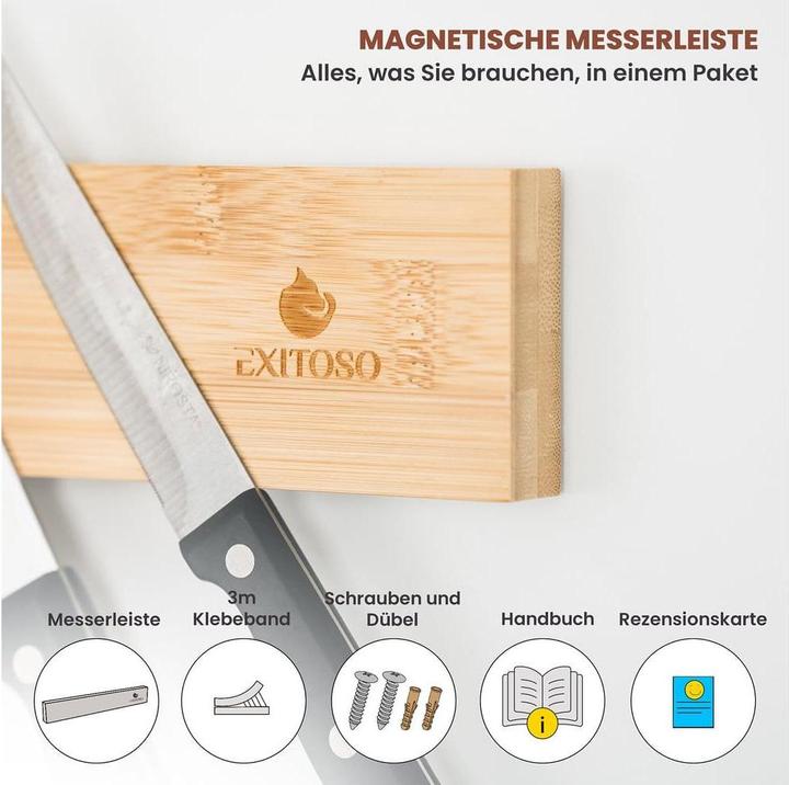 Actual product image Exitoso Magnetische Messerleiste
