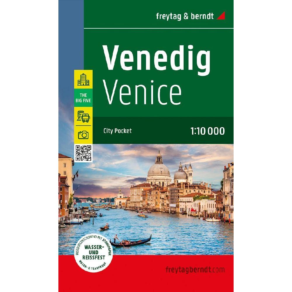 Venedig, Stadtplan 1:10.000, freytag & berndt, Landkarte