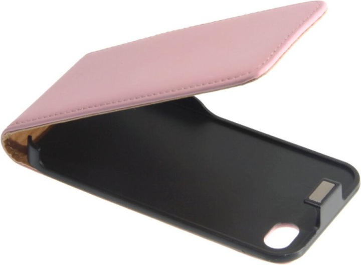 Actual product image OEM Slim Leather Flip Case for iPhone 4/4s - pink (Apple iPhone 4s, Apple iPhone 4)