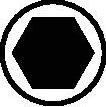 Actual product image Wera Kraftform Kompakt F 1 (Allen screw, Inner square, External hexagon)