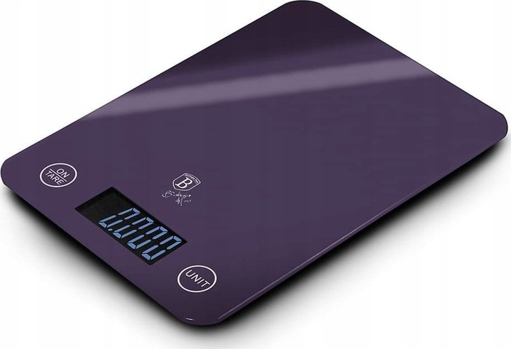 BerlingerHaus BH9364 Digital kitchen scale, capacity 5 kg Purple Eclipse Collec