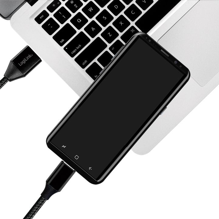 Produktbild LogiLink USB C — USB A (0.30 m, USB 2.0, 5 W)