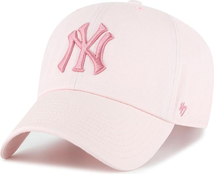 Produktbild 47 Brand Strapback Cap - Clean Up New York Yankees Hell Rosa (One Size)
