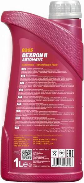Actual product image Mannol Transmision Oil Dexron Ii 1 L