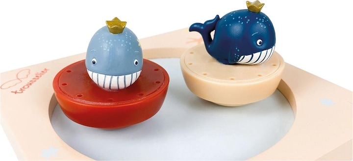 Actual product image Trousselier Music box with dancing whales, magnetic