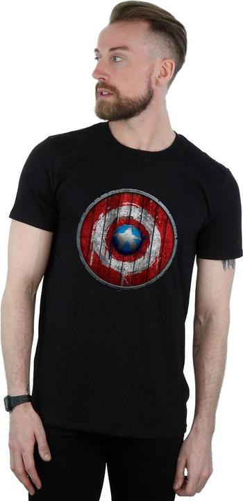 Produktbild Captain America Wooden Shield TShirt (L)