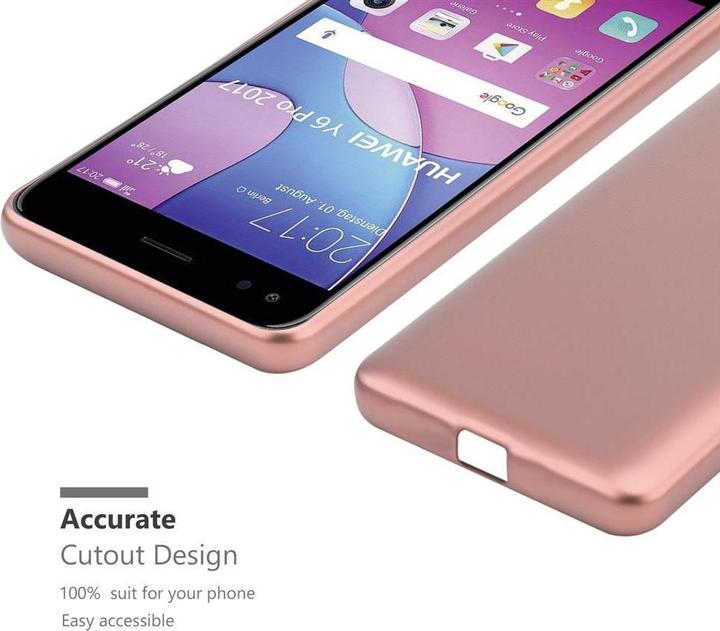 Image du produit Cadorabo Coque TPU Matt Metallic (Huawei Y6 Pro (2017))