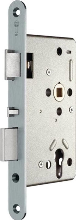 Actual product image SSF Panic mortice lock Series 20 APK Panic function E rounded 24/55/72/9 mm DIN right Stainless steel... (Mortise lock)