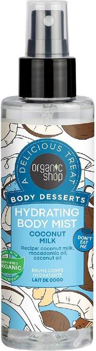 Produktbild Natura Siberica Organic Shop Body Desserts Coconut Milk Moisturizing Body Mist - 200 Ml (Körpermilch, 200 ml)
