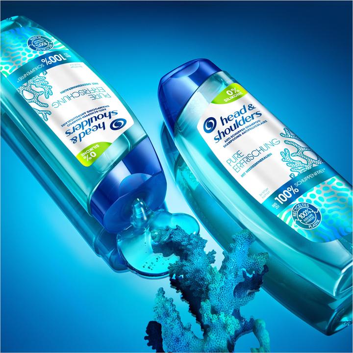 Actual product image Head & Shoulders Pure Erfrischung (250 ml, Liquid shampoo)