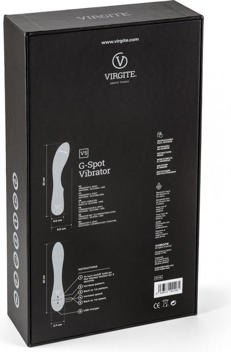 Produktbild Virgite Wiederaufladbarer Vibrator V5 Blau