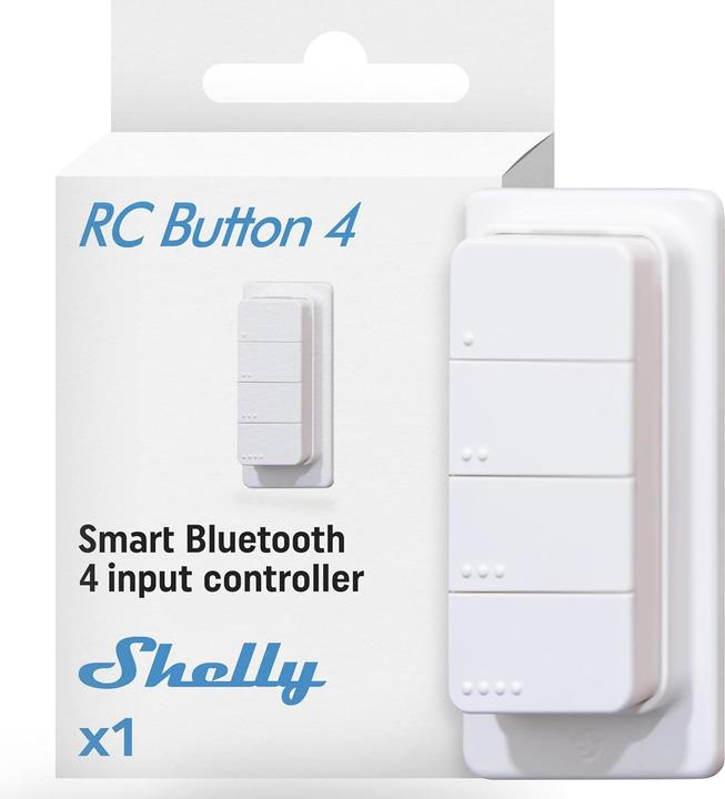 Actual product image Shelly BLU RC Button 4 (Bluetooth)