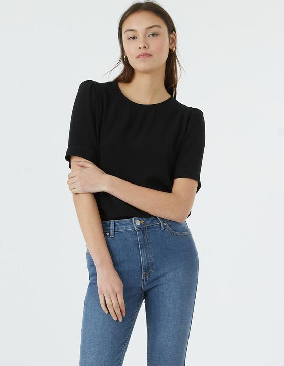 Produktbild La Redoute Collections Bluse mit rundem Ausschnitt (36)