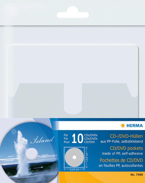 Produktbild HERMA CD/DVD Hüllen