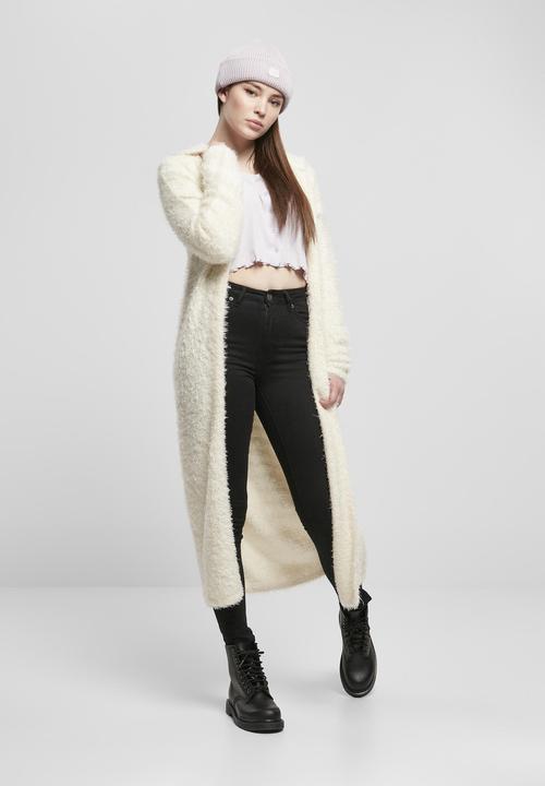 Produktbild Urban Classics Ladies Hooded Feather Cardigan (XL)