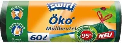Actual product image Swirl Bin liner Öko 114234 60.0 l green, 8 pcs. (8 x, 60 l)