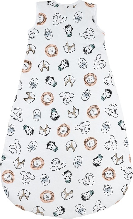 Actual product image Meyco Sleeping bag jersey padded 98 cm Animal (98 cm)