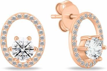 Immagine prodotto Brilio Argento - Orecchini d'argento decenti con zirconi EA1055W