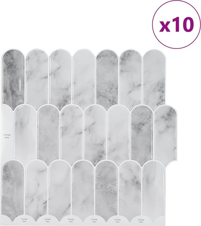 Actual product image vidaXL Federn Fliesen Kunst