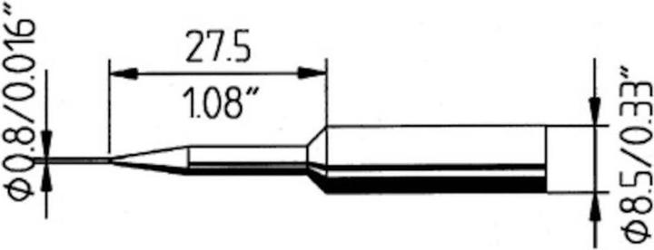 Produktbild Kurtz Ersa Lötspitze bleifrei 832SDLF (Lötspitze)